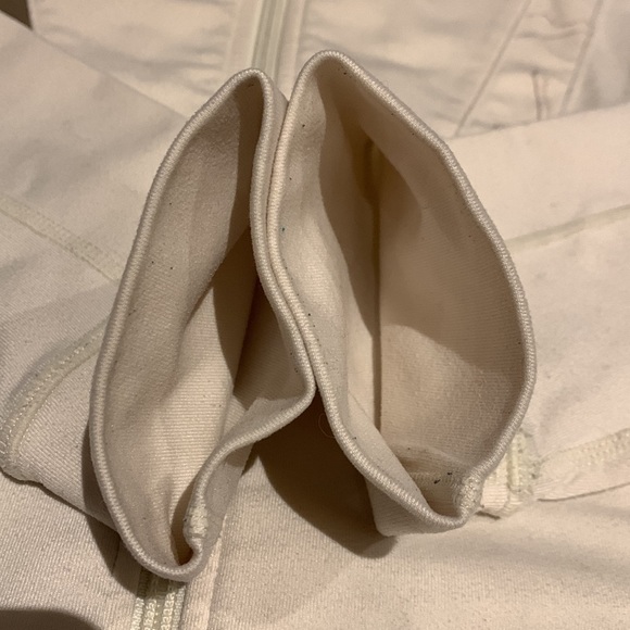 Lululemon Off White/Brown/Black Stride Luon Origami Jacket -Size 8 - Picture 10 of 16
